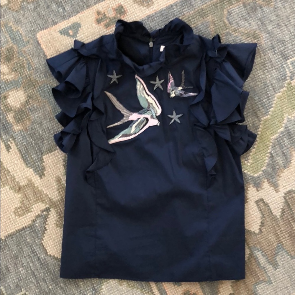 Rebecca Taylor La Vie High neck top